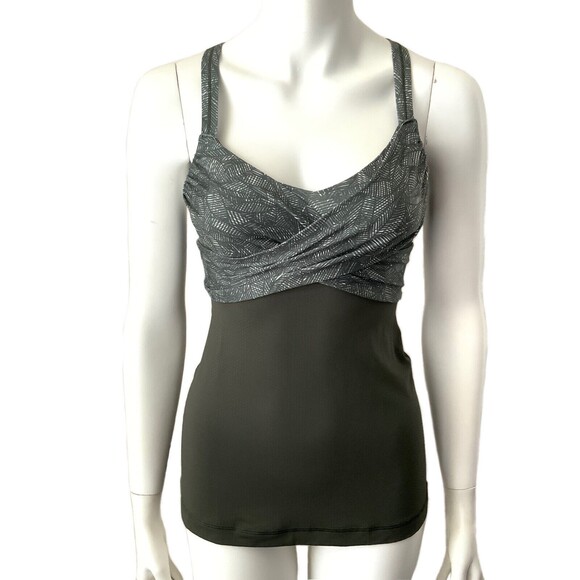 Lululemon Tank Wrap It Up Lightweight Top In Gator Green 4 - Picture 2 of 8